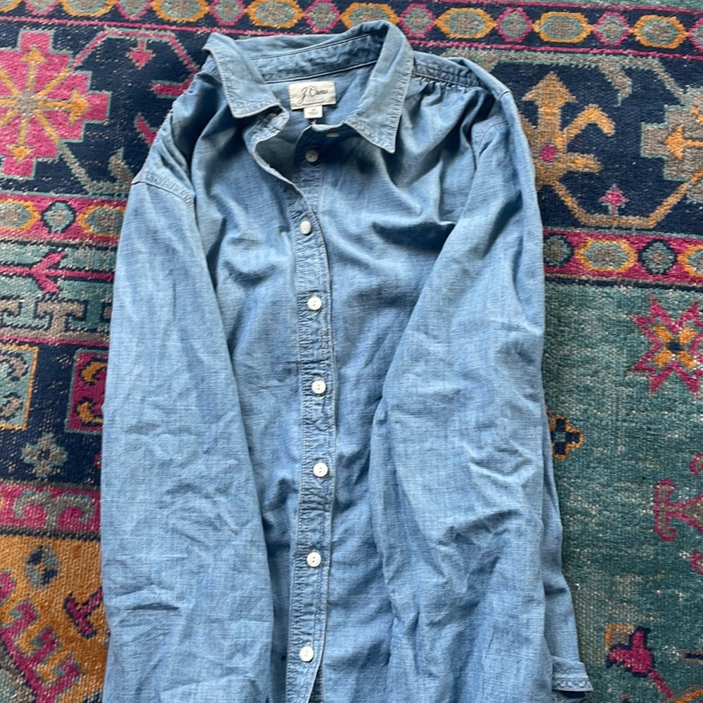 J Crew Chambray shirt size 12